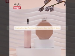 Rivestimento10ml Bottiglia di lucido da unghie Vetro durevole Bottiglia di lucido da unghie