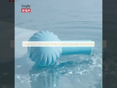 Rivestimento10ml Bottiglia di lucido da unghie Vetro durevole Bottiglia di lucido da unghie