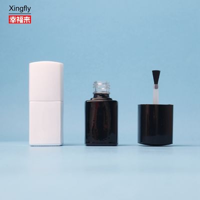 Buon prezzo Bottiglia di lucidatura per unghie da 5 ml, vuota, in vetro trasparente, con spazzola e tappo in linea