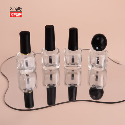 Buon prezzo Custom 8ml Unico Chiaro Gel Vuoto Vetro Gel Bottiglie Vernice Con Spazzola Cap in linea