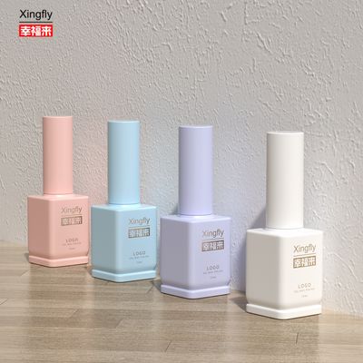 Buon prezzo Flacone di smalto gel morbido professionale all'ingrosso personalizzato quadrato da 15 ml in linea