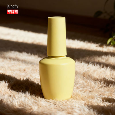 Buon prezzo 17ml Modern Custom Black Bottle Gel Polish Glass Nail Polish Capacity Nail Art Bottles in linea