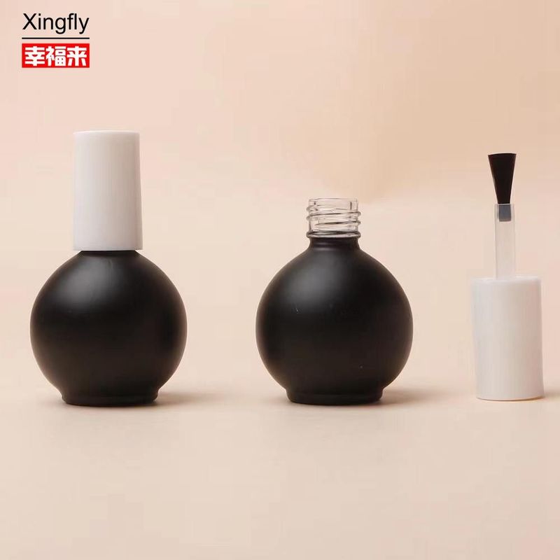 Superficie liscia 5 ml Verniciatura per unghie Bottiglia Vetro multicolore Materiale di base