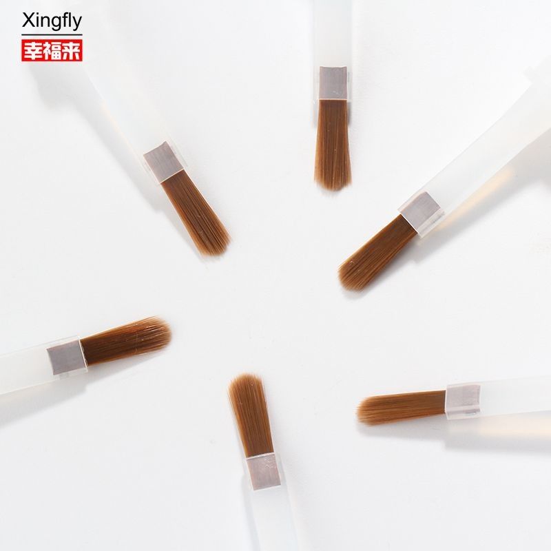 Spazzola per verniciare le unghie in nylon Spazzola di sostituzione per la verniciatura delle unghie in gel Base Top Coat Oli di colla per unghie