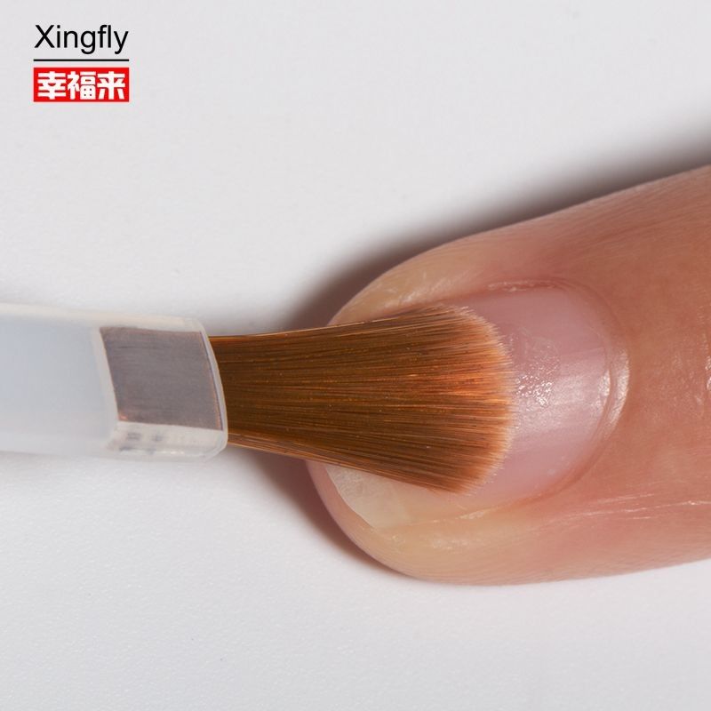 Spazzola per verniciare le unghie in nylon Spazzola di sostituzione per la verniciatura delle unghie in gel Base Top Coat Oli di colla per unghie