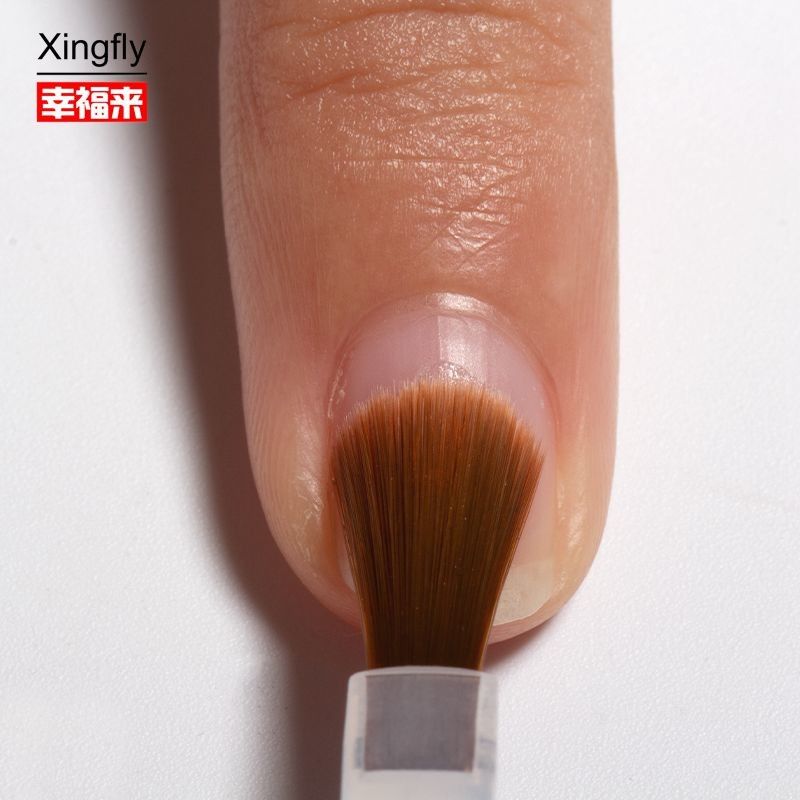 Spazzola per verniciare le unghie in nylon Spazzola di sostituzione per la verniciatura delle unghie in gel Base Top Coat Oli di colla per unghie