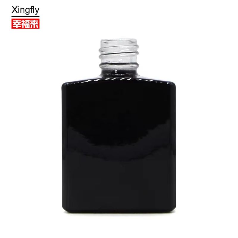 Bottiglia quadrata di lucidatura per unghie Unica 13ml Bottiglie di lucidatura UV Gel vuote con tappo e spazzola