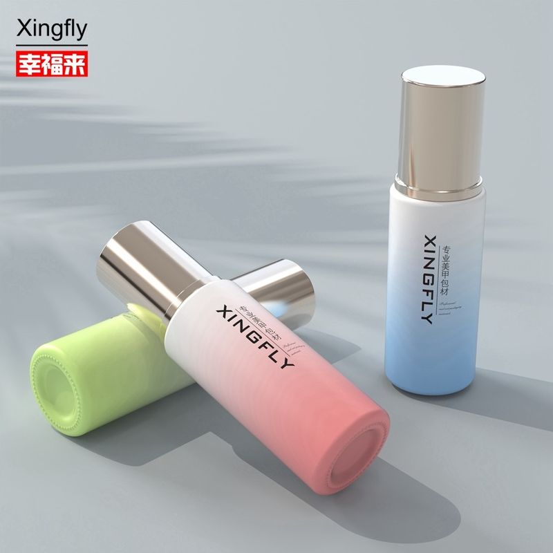 Bottiglia di lucido per unghie da 5 ml UV Gel vuoto Bottiglia con lucido per unghie con tappo e spazzola