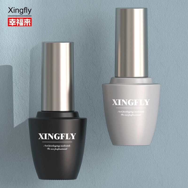 15 ml Bottiglie di lucidatura per unghie in vetro vuoto Gel Cosmetico Imballaggio Gel lucidatura per unghie Bottiglia di vetro