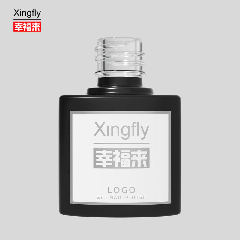 7 ml Bottiglia di lucido per unghie UV Gel Contenitore di lucido quadrato Bottiglia di vetro di lucido per unghie vuota