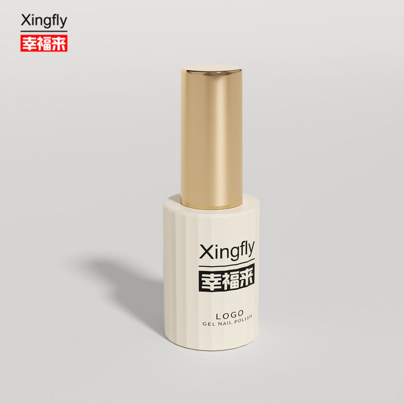 Bottiglia di lucidatura per unghie da 12 ml Gel UV Bottiglia di lucidatura in vetro per spazzola larga Disegno unico