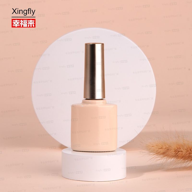 Logo personalizzato 10ml Nail gel Polish Oil Bottle Bottiglie di vetro vuoti per vernici per unghie