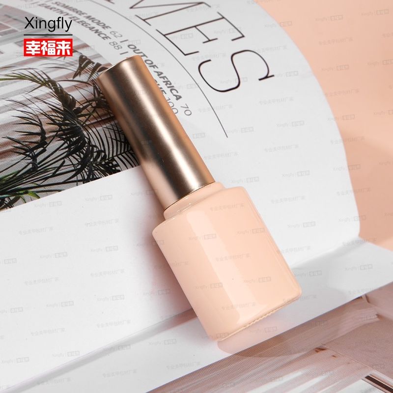 Logo personalizzato 10ml Nail gel Polish Oil Bottle Bottiglie di vetro vuoti per vernici per unghie