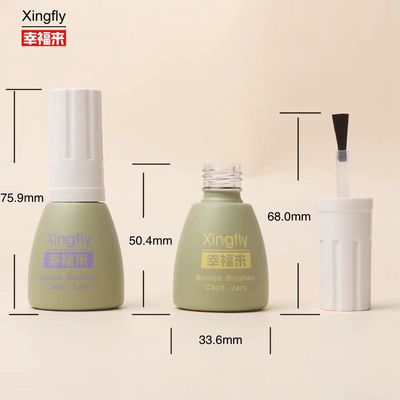 OEM bottiglia di lucido da unghie da 12 ml Dupont spazzola rotonda bottiglia di lucido da unghie
