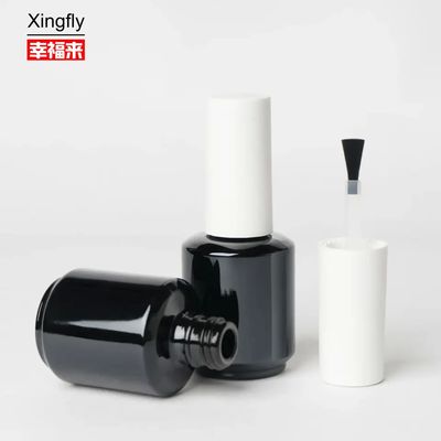 Stampa di seta Bottiglie di lucido da unghie di vetro vuoto 10 ml Superfici rivestite con spray