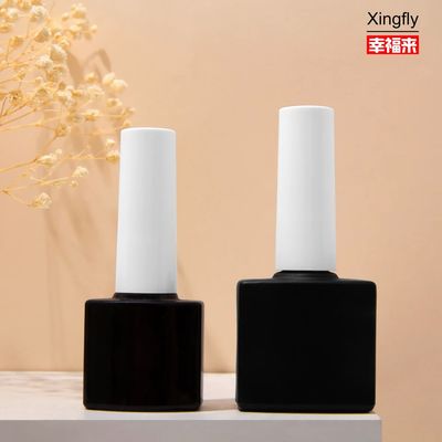 Bottiglie di vetro quadrato vuoto UV Gel di qualità professionale