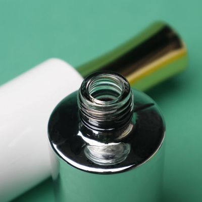 Capo di sigillamento Bottiglie di lucido da unghie di vetro vuoto Superficie liscia SGS
