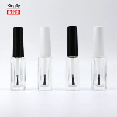 Buon prezzo Collare di vetro 6ml Bottiglie di gel vuoto lucidante con tappo a vite colore trasparente in linea