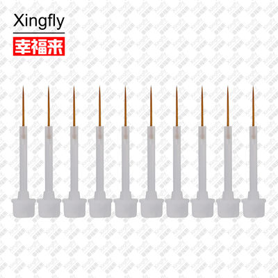 Xingfly Nail Art Polish Sottile Spazzola Capelli di Nylon Materiale di maniglia di plastica