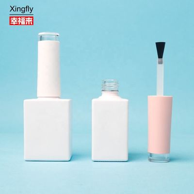 15 ml di vernice per unghie Xingfly Bottiglie di vetro vuote con spazzola e tappo di plastica