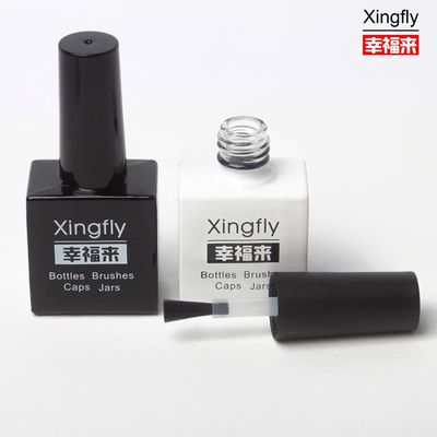 15ml Capacità Bottiglie di lucido da unghie vuote Stampa di logo rotondo Per nail art