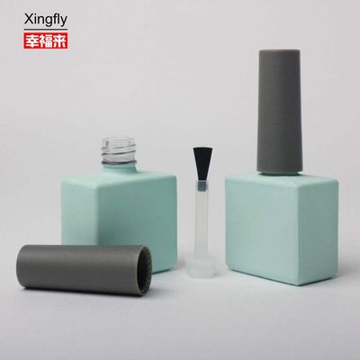 Bottiglia di vetro per chiodo liscia e vuota 14 ml Colore personalizzato Bottiglia per chiodo UV Gel