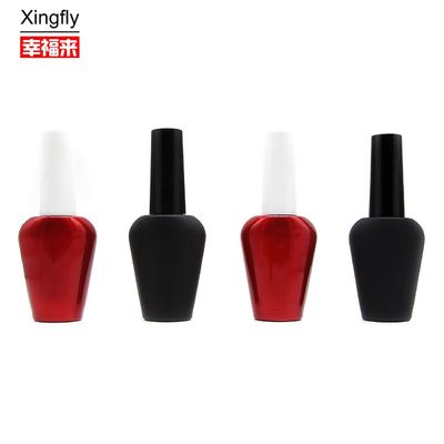 Gel UV vuoto 15ml bottiglia di vernice da unghie forma unica con tappo e spazzola