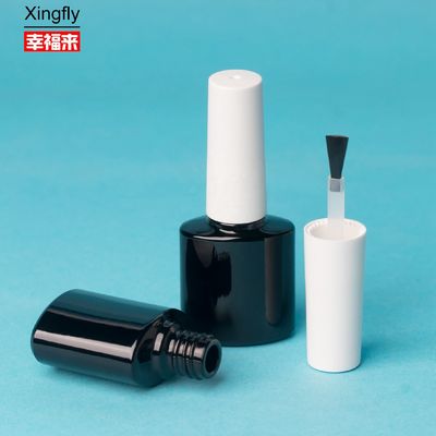 8 ml Bottiglia vuota di smalto con spazzola Bottiglia cosmetica in vetro