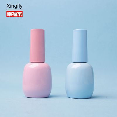 Modern 10ml bottella di vernice di chiodo in vetro ovale Vernice di chiodo in contenitore