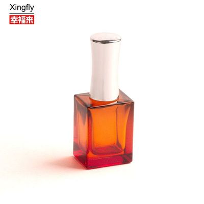 Bottiglia di lucidatura per unghie in gel a misura di 10 ml vetro vuoto trasparente con tappo del pennello