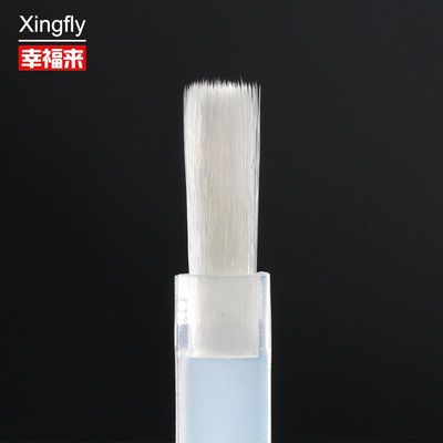 Spazzola per verniciatura per unghie Capelli bianchi piatti Acrilico Spazzole per unghie Art Spazzole di sostituzione per verniciatura