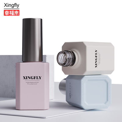 15 ml Bottiglia di lucido per unghie con confezione cosmetica UV Bottiglie di lucido per unghie vuote con spazzola