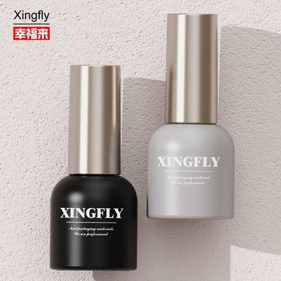 Bottiglia di lucido da unghie da 14 ml Bottiglia vuota di vetro di lucido da unghie da unghie UV Gel Bottiglie di imballaggio cosmetico