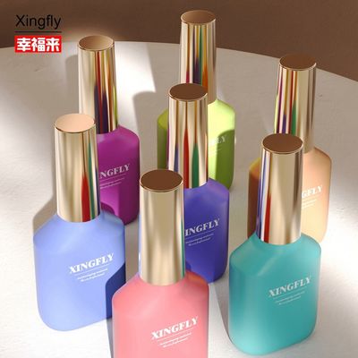 Buon prezzo Bottiglia di 15 ml di vernice per unghie Vetro vuoto Bottiglia di gel per unghie con tappo e spazzolino in linea