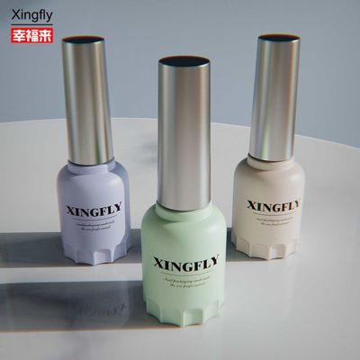 Buon prezzo Bottiglia di 12 ml di verniciatura per unghie contenitori vuoti di verniciatura per unghie con gel rotondo Bottiglia di verniciatura per unghie in linea