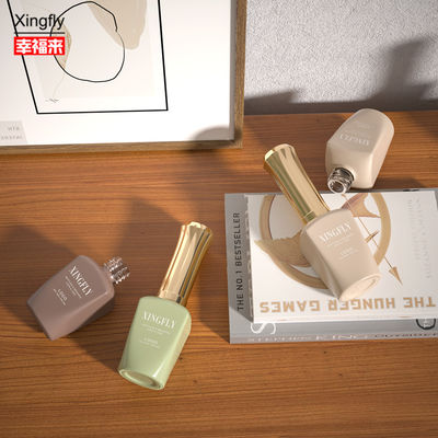 12 ml Bottiglia Vernice per unghie Top Coat Vernice per unghie Cosmetico Imballaggio gel Vernice per unghie bottiglia di vetro