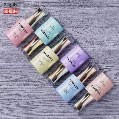 15 ml bottiglia di verniciatura per unghie Rotonda Verniciatura per unghie Gel UV vuoto Imballaggio cosmetico Bottiglia verniciatrice