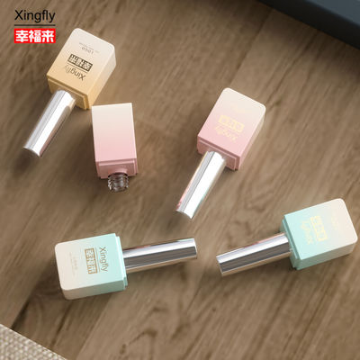 Buon prezzo Bottiglia quadrata di gel polacco per l'industria cosmetica e della bellezza 13ml Bottiglia di vetro UV gel polacco in linea
