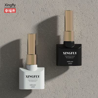 Buon prezzo 12 ml Bottiglia di vernice Quadrata Vetro vuoto Vernice bottiglia di vernice in linea