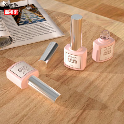 7 ml Bottiglia di lucido per unghie UV Gel Contenitore di lucido quadrato Bottiglia di vetro di lucido per unghie vuota