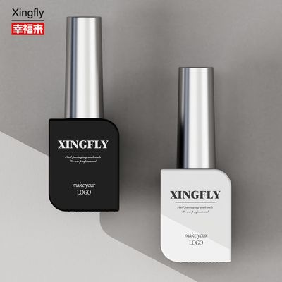 Contenitori cosmetici vuoti quadrati da 10 ml Bottiglia di gel vernice per unghie
