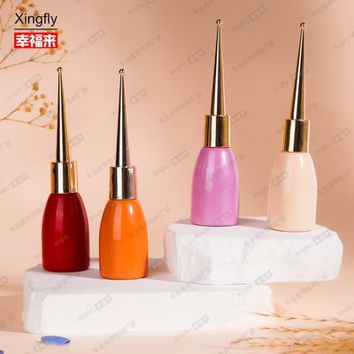 Buon prezzo Bottiglia di lucido da unghie da 12 ml La bottiglia di gel lucido da unghie gel vuoto con spazzola in linea