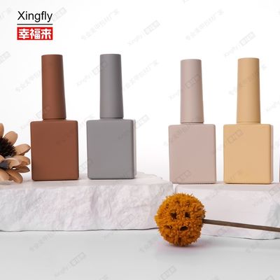 Bottiglia di 12 ml di lucido da unghie imballaggio cosmetico vuoto Vetro Gel Bottiglia di lucido da unghie