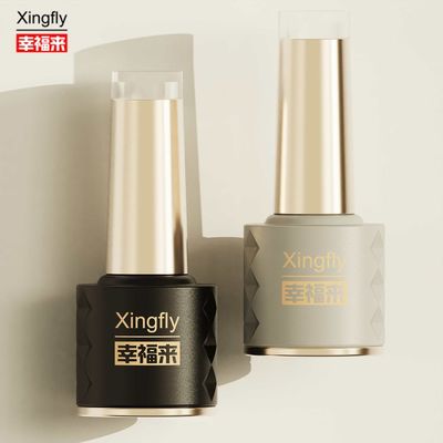 Nuovo design bottiglie di lucido da unghie da 8ml personalizzato LOGO Bottiglia di vetro gel vuoto per lucido da unghie