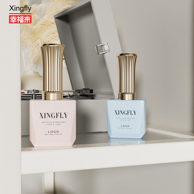 Buon prezzo 12 ml Nail Gel Polish Bottiglia Quadrata Uva Uva Gel Polish Bottiglia di vetro con tappo e spazzola in linea
