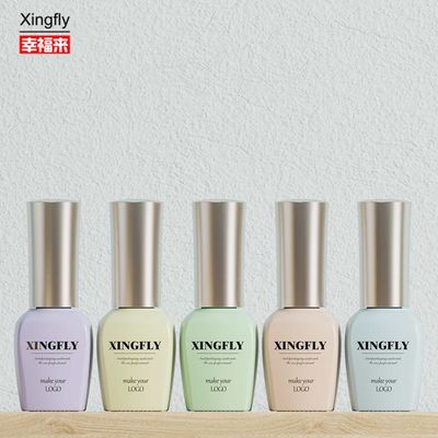 15ml Gel Vernice per unghie Bottiglia di vetro Disegno personalizzato Vuoto Per Vernice per unghie Con Cappuccio E Spazzola