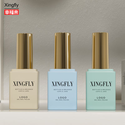 Bottiglia di gel per unghie da 17 ml Cosmetici personalizzati di grande capacità olio di lucidatura per unghie Bottiglia di vetro vuota