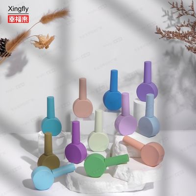 Buon prezzo 5ml 6ml 7ml 8ml 9ml 10ml 12ml 15ml Bottiglia di vetro per smalto gel personalizzabile con LOGO in linea