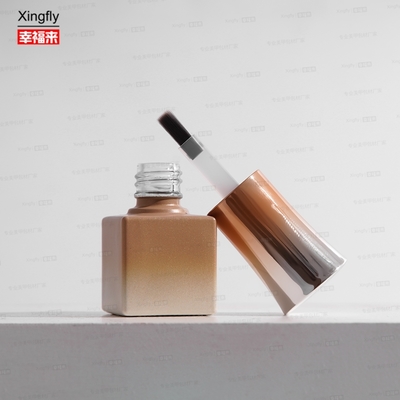 Buon prezzo 7ml Smalti Gel UV per Unghie in Bottiglie di Vetro con Tappo e Pennello, Bottiglie Vuote, Vendita Diretta dalla Fabbrica in linea